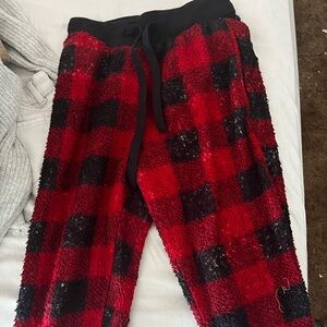Fuzzy pj pants